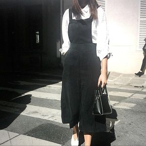 PRPS Culotte Black Denim Overall